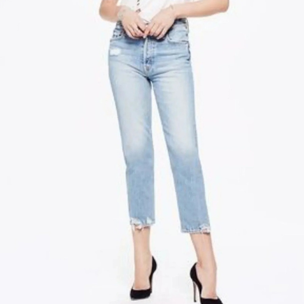 MOTHER SUPERIOR 👖 High Waisted The Confession Straight Legged Cropped Jeans! - Picture 13 of 16